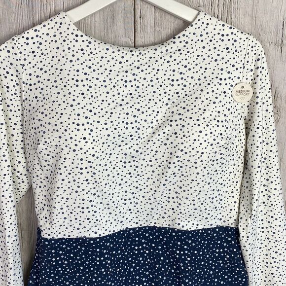 Calia Swimsuit Freckle Slate Long Sleeve One Piece Size 14 NWT B - Picture 4 of 14